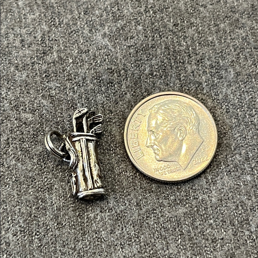 Sterling Golf Bag/Club Charm - Picture 3 of 6